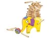 Edukacyjna gra zręcznościowa Stack Game, Zbuduj wieżę, Układanka, Klocki + Słoń